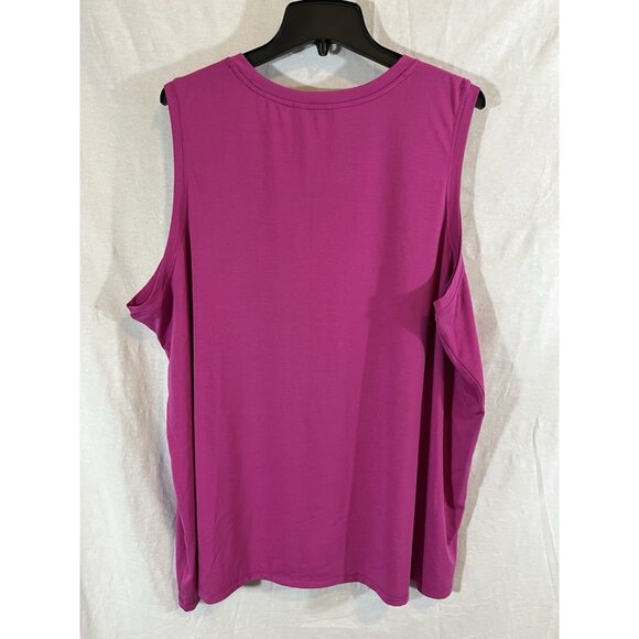 Athleta Women’s 3X Pink Sleeveless Activewear Tank Top - Picture 3 of 6